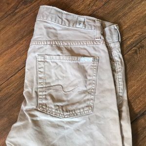 Tan 7 jeans